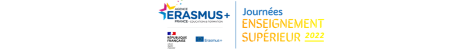 logo JOURNÉES ERASMUS+ DE L'ENSEIGNEMENT SUPÉRIEUR EDITION 2022